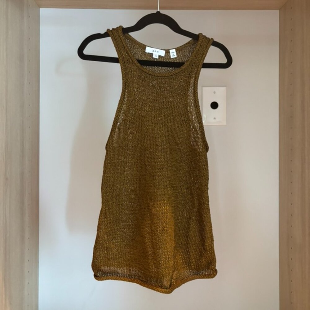A.L.C Nelly Open Knit Tank in XS